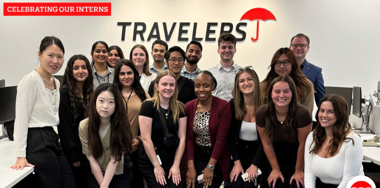 An image of interns in Travelers Insurance Company